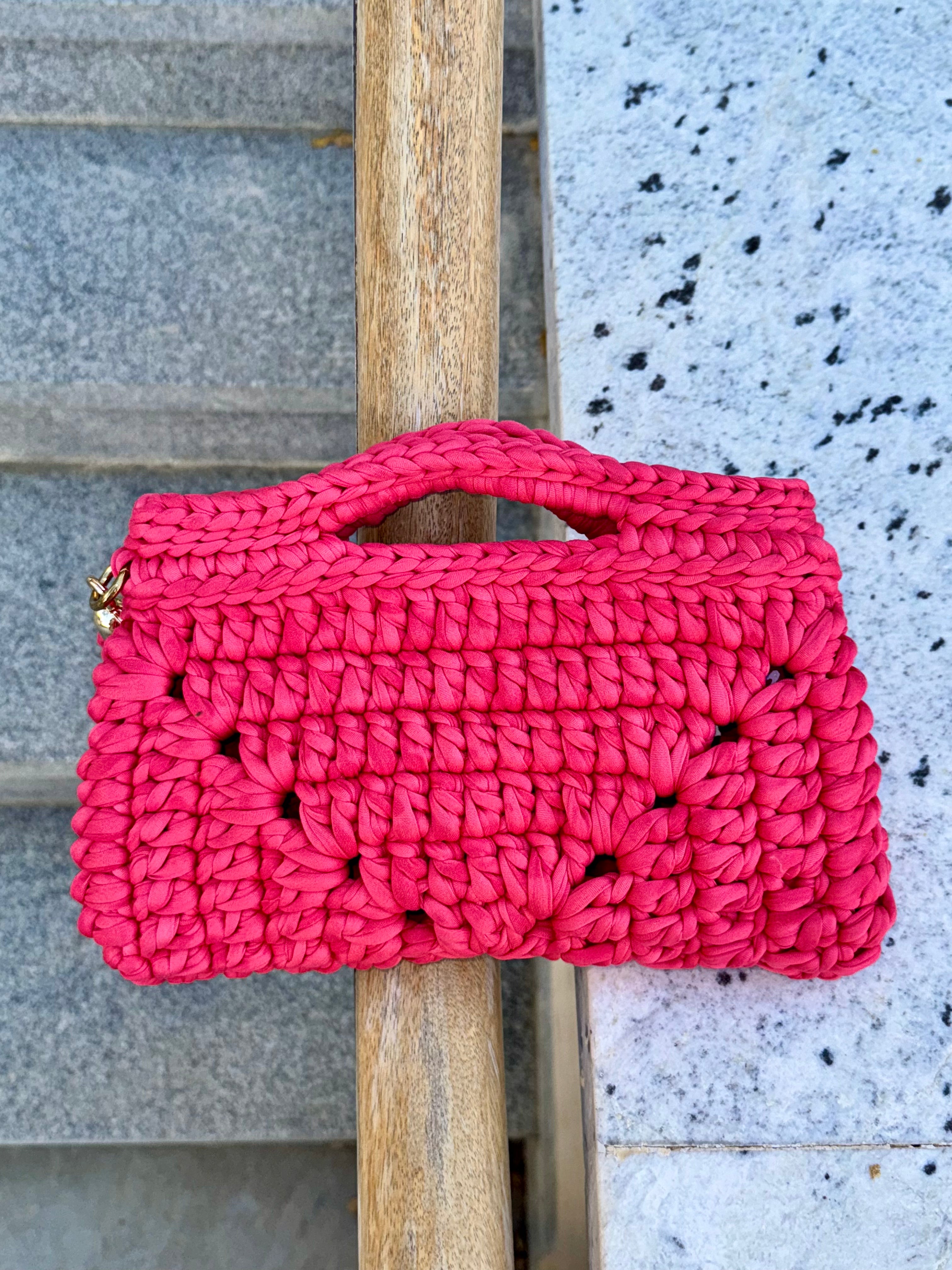 Pink Bloom Clutch