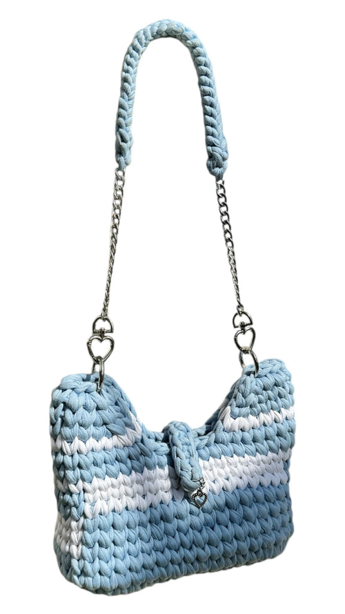 Blue & White Day Bag