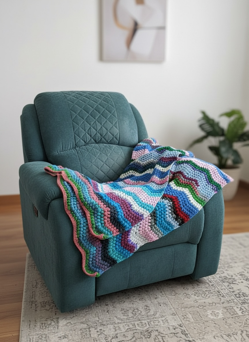 Ocean Mosaic Blanket