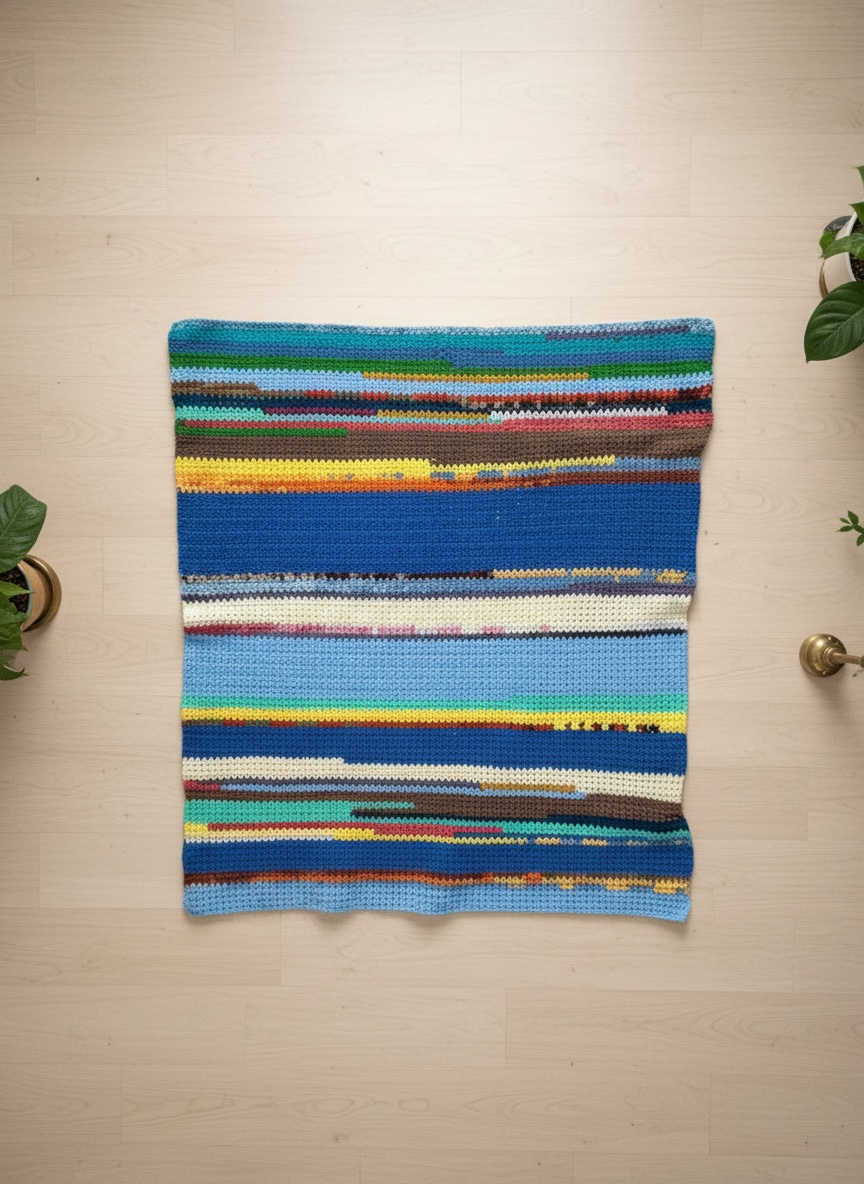 Azure Sunrise Blanket