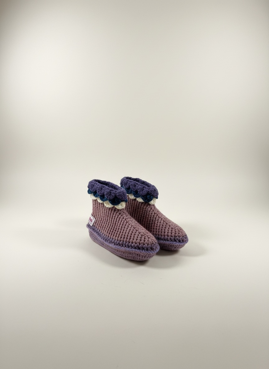 Lavender Cozy Slippers